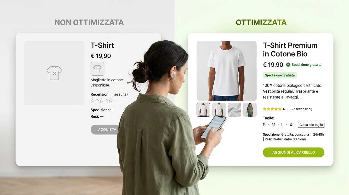 Come ottimizzare una scheda prodotto per Google, gli LLM e la ricerca AI