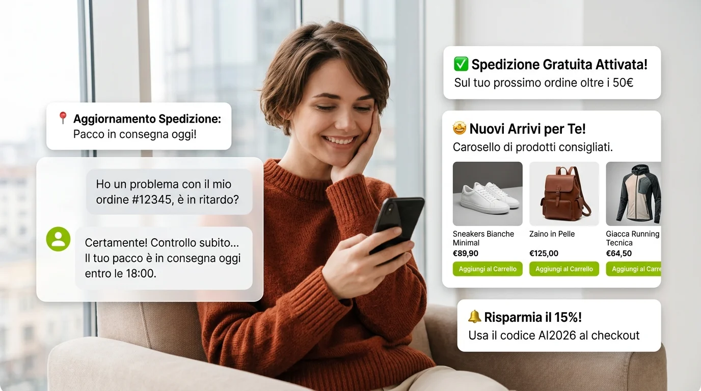 Un e-commerce italiano su tre usa già l'AI: i numeri del mercato 2026